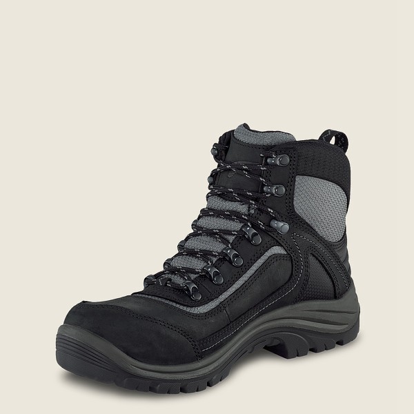 Red Wing Work Boots Trades - 6-Inch Waterproof Safety Toe - Svart/Grå - Dame 6258-LKUZO